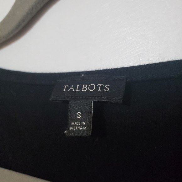 Talbots Black Tee (T-Shirt Wardrobe Staple) - Picture 4 of 5